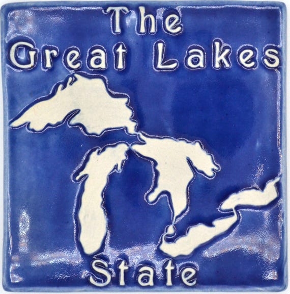 6x6 The Great Lakes State