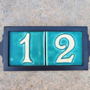 Metal House Number Frame 2