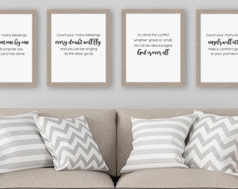 Count Your Blessings 4 Wall Art Printables