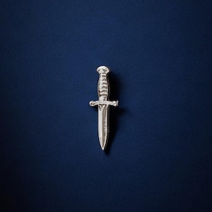 Sterling Silver Tiny Dagger Accent Charm • Solderable Jewelry Embellishment • Sword Accent Component • Sterling Silver Findings