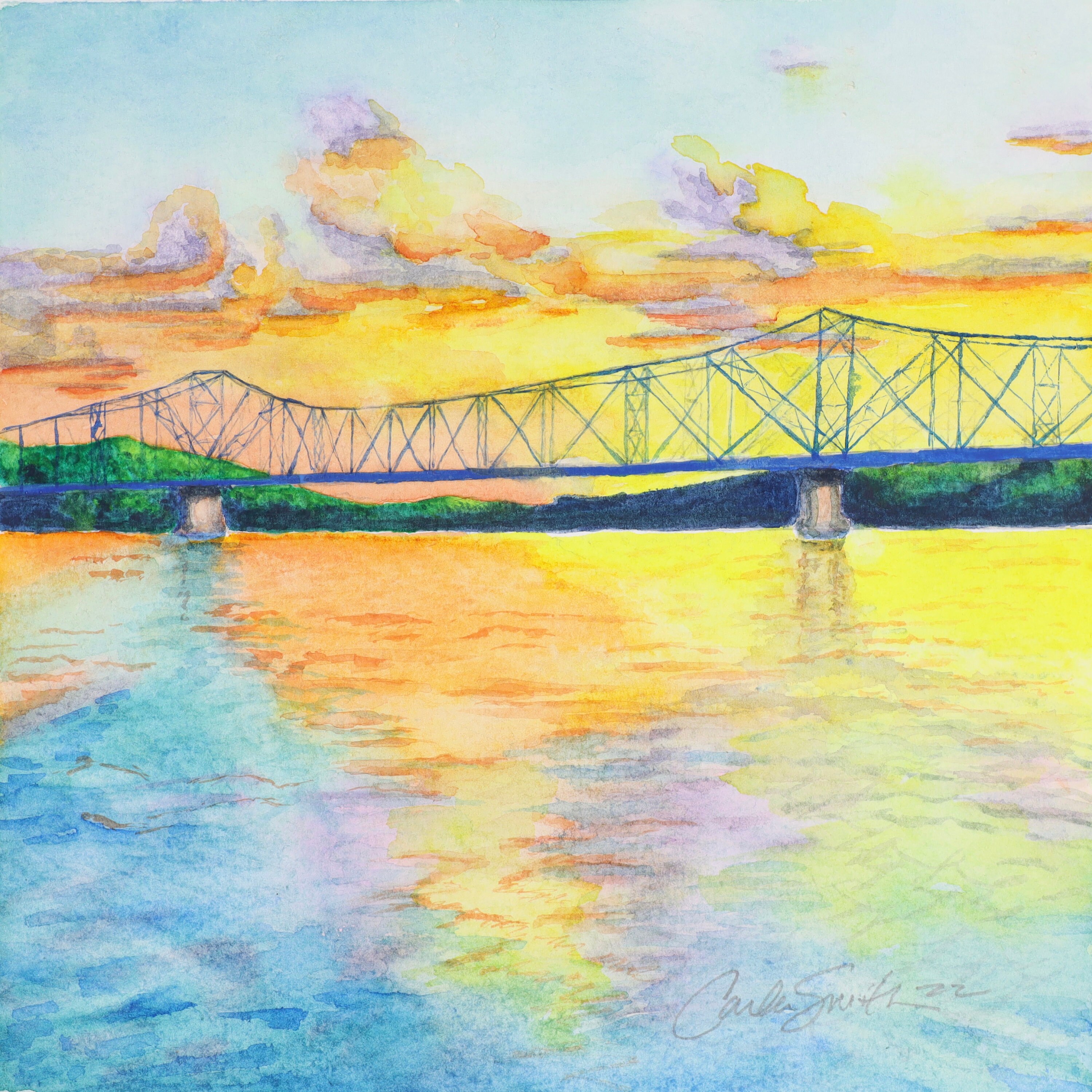 Kimberling City Bridge Sunset Table Rock Lake Missouri - Etsy