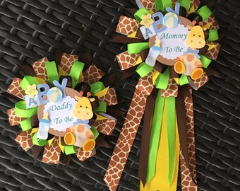 Giraffe Baby Shower Etsy Giraffe Baby Shower Etsy