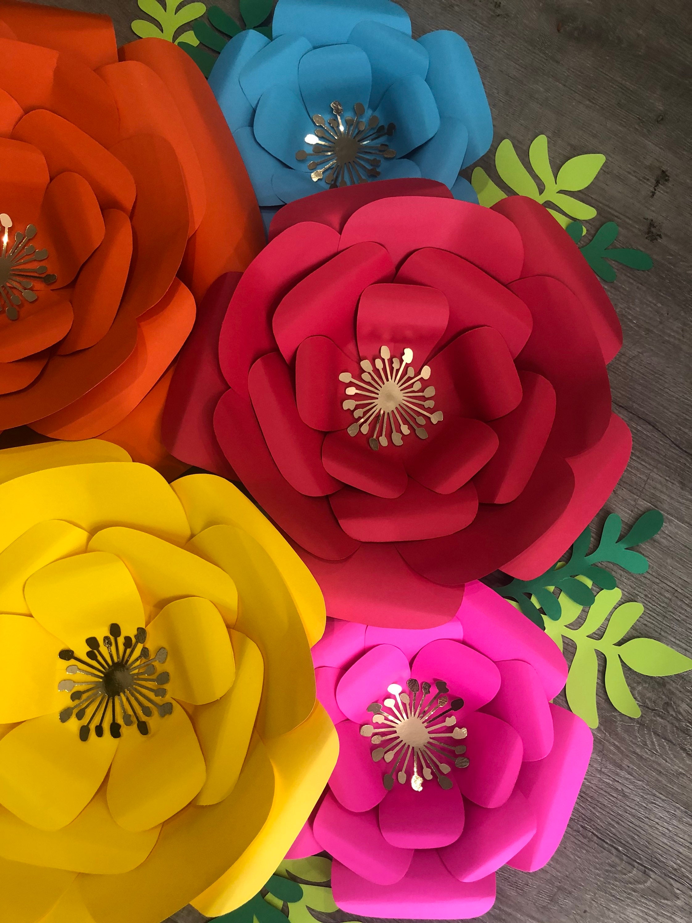 Fiesta Paper Flowers Fiesta Flower Decoration Mexican Party Etsy