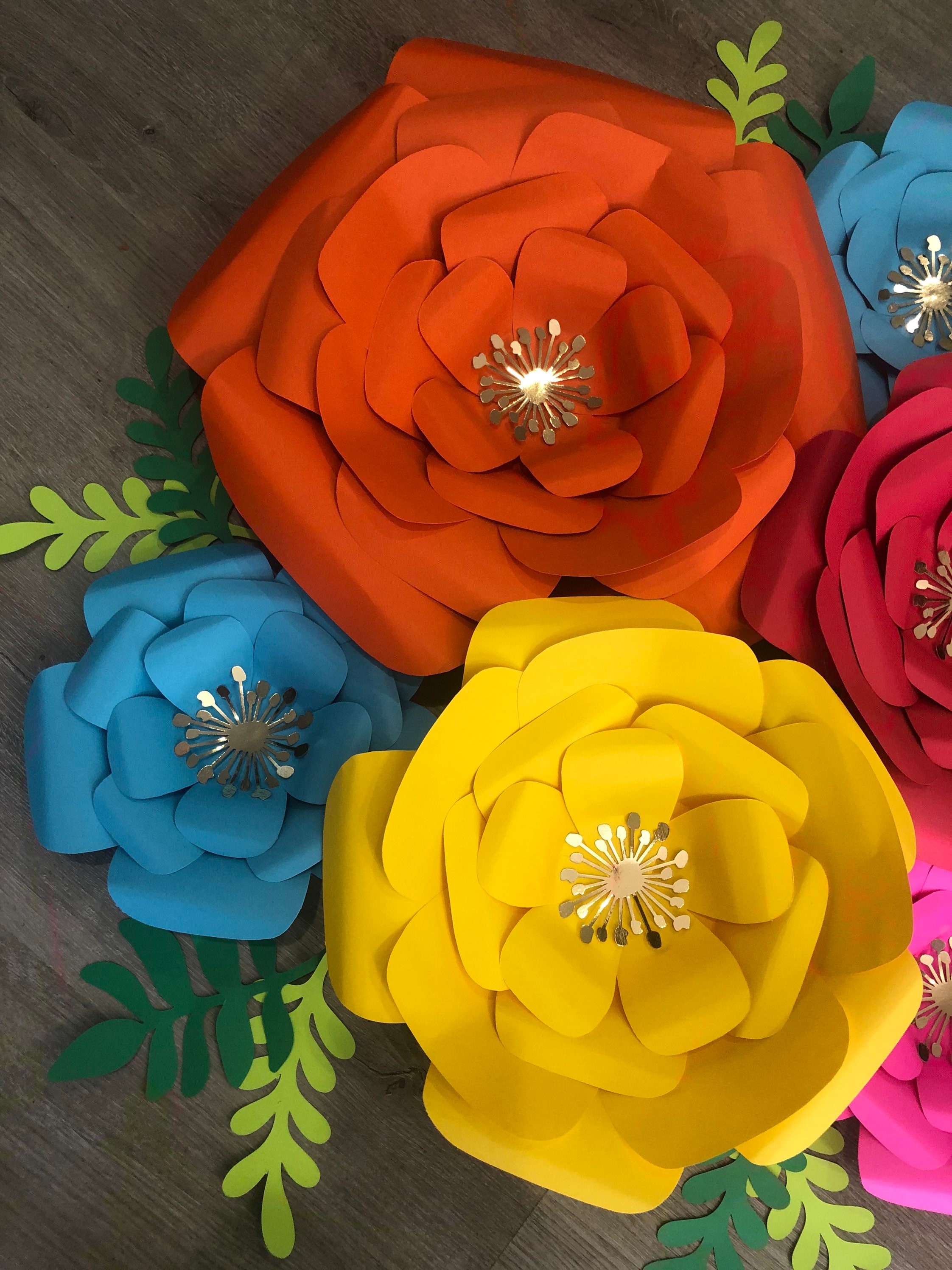 Fiesta Paper Flowers Fiesta Flower Decoration Mexican Party Etsy
