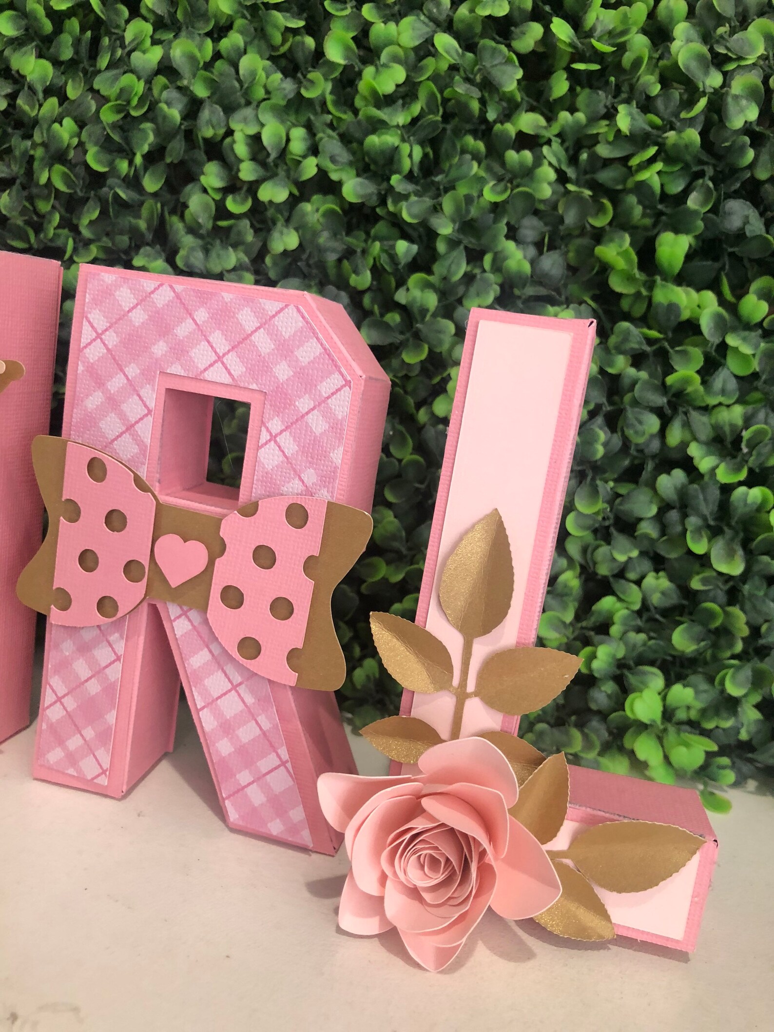 3D Decoration Letters 3D Baby Shower Letters 3D Its a Girl Etsy