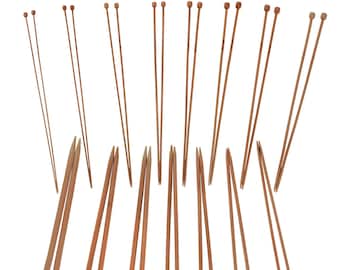 JubileeYarn 12.5" Single Point Bamboo Knitting Needle Sets