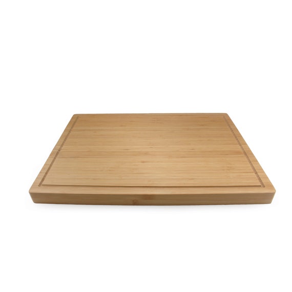 Premium Bamboo Cutting Board Set of 2 Large Chopping Board with Deep Juice