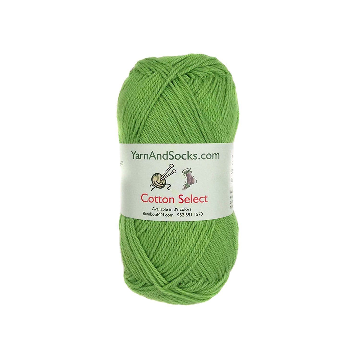 Lime Green Cotton Yarn 4 Skeins All Cotton Select Etsy