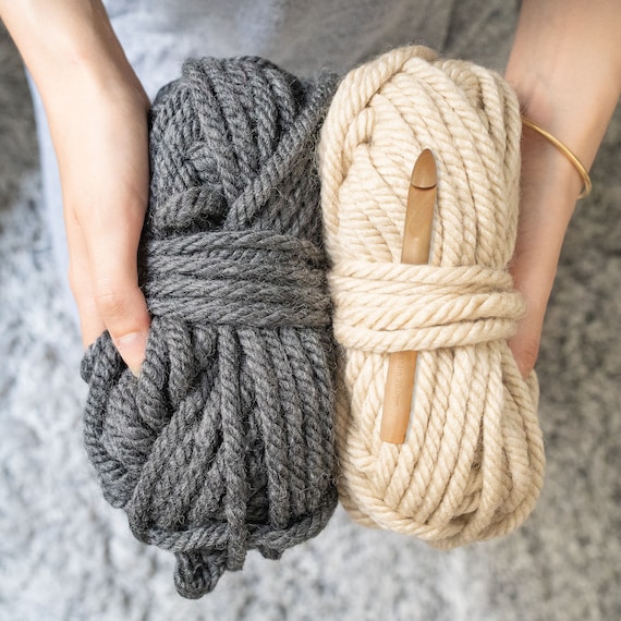 15/20/25/30mm Wood Crochet Hook Set DIY Knitting Needles Handle Home  Knitting Weave Yarn Sewing Household Knitting Tools