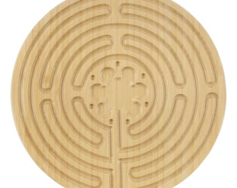 BambooMN Chartres Style 7 Circuit 8” Bamboo Finger Labyrinth