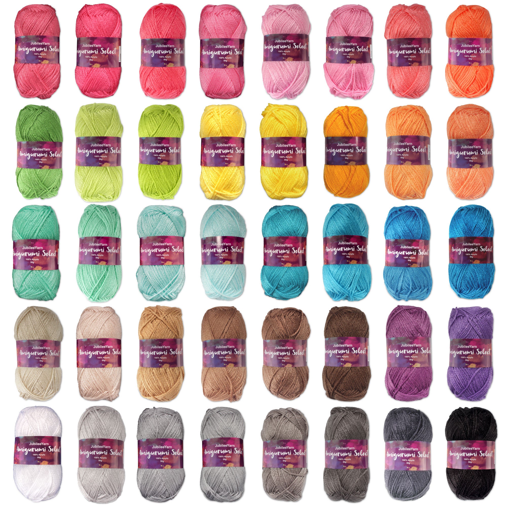 Nature Color Pack – Amigurumi Cotton Yarn 4 Ball Bundle