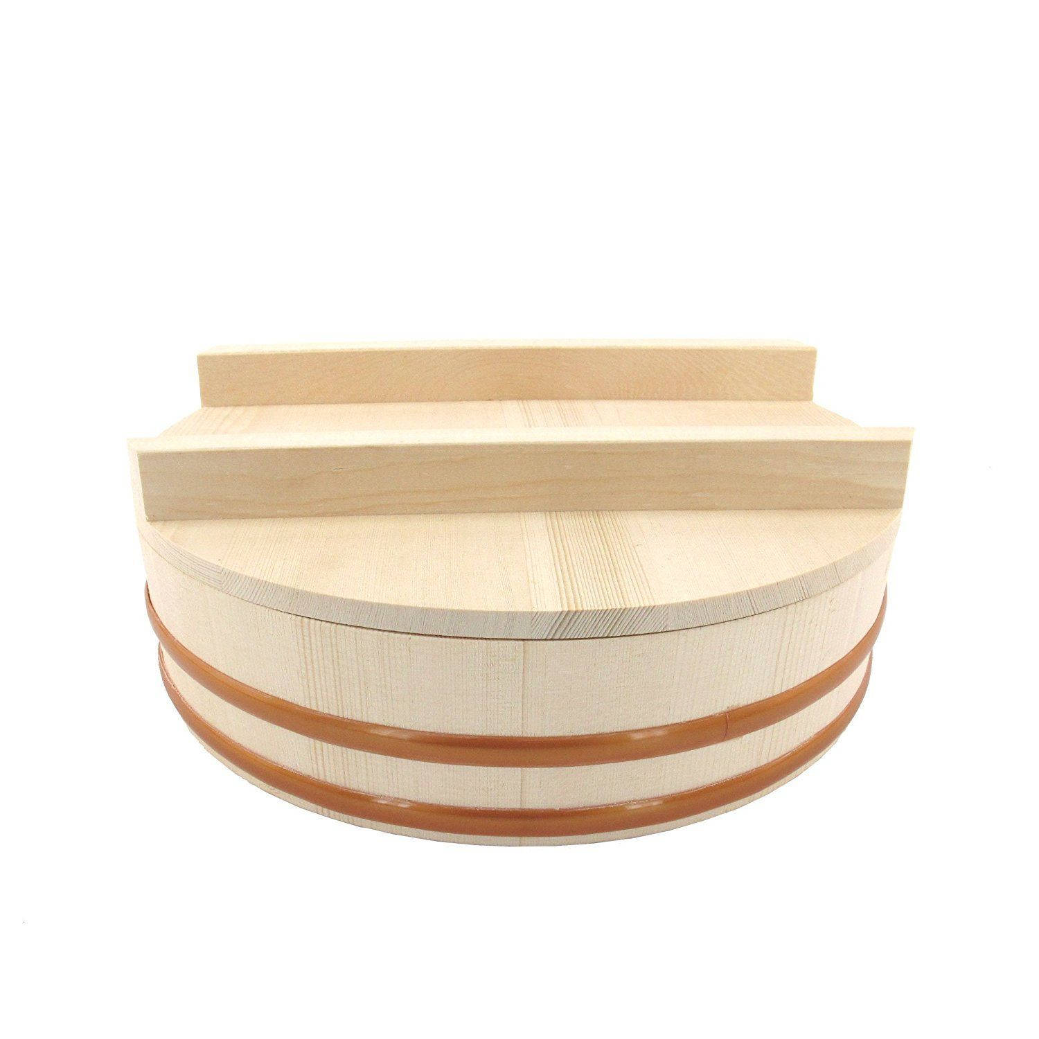 Hangiri Sushi Oke Rice Mixing Tub With Lid 1 Piece Etsy