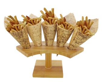 Half Bamboo Cone Stand, 5 holes