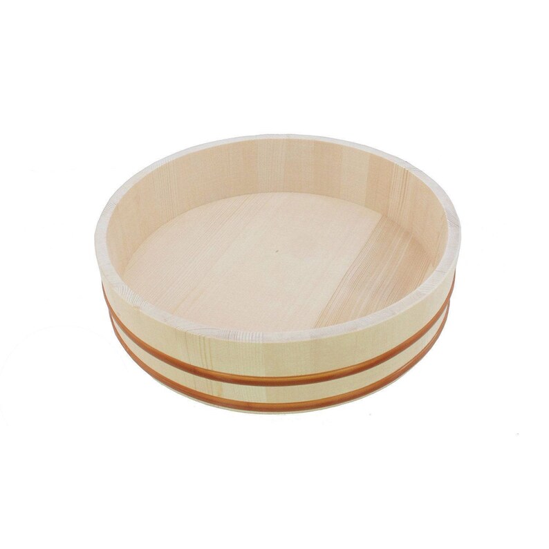 Hangiri Sushi Oke Rice Mixing Tub With Lid 1 Piece Etsy