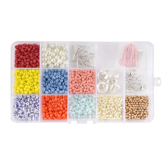 Bead Kits for Jewelry Making DIY Bracelets, Necklaces, and Earrings Bead  Seeds 