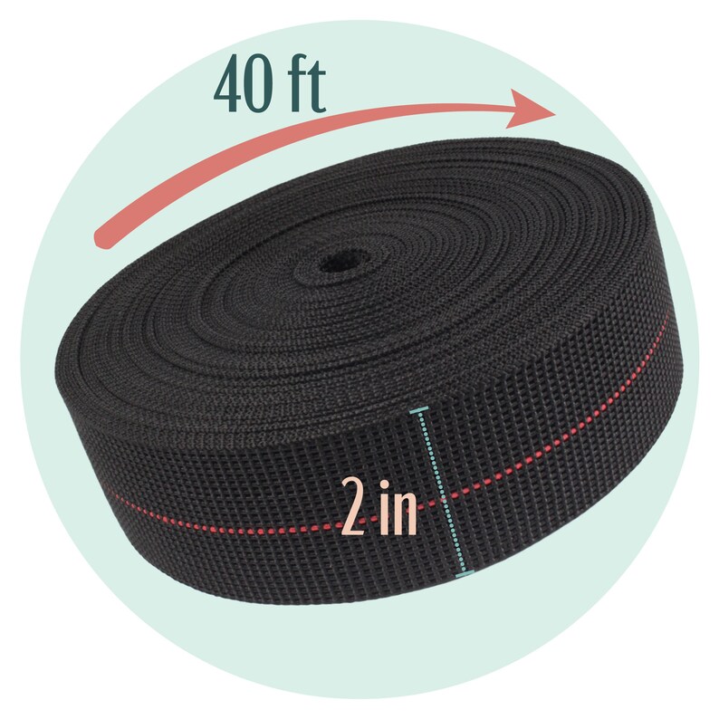 Latex Elasbelt bing for Chair Repair 40 Foot Roll Etsy