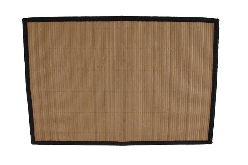Bamboo Placemat With Black Border