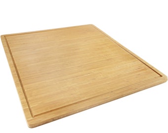 SMIRLY EXTRA LARGE ECO FRIENDLY PREMIUM BAMBOO WOOD CUTTING BOARD