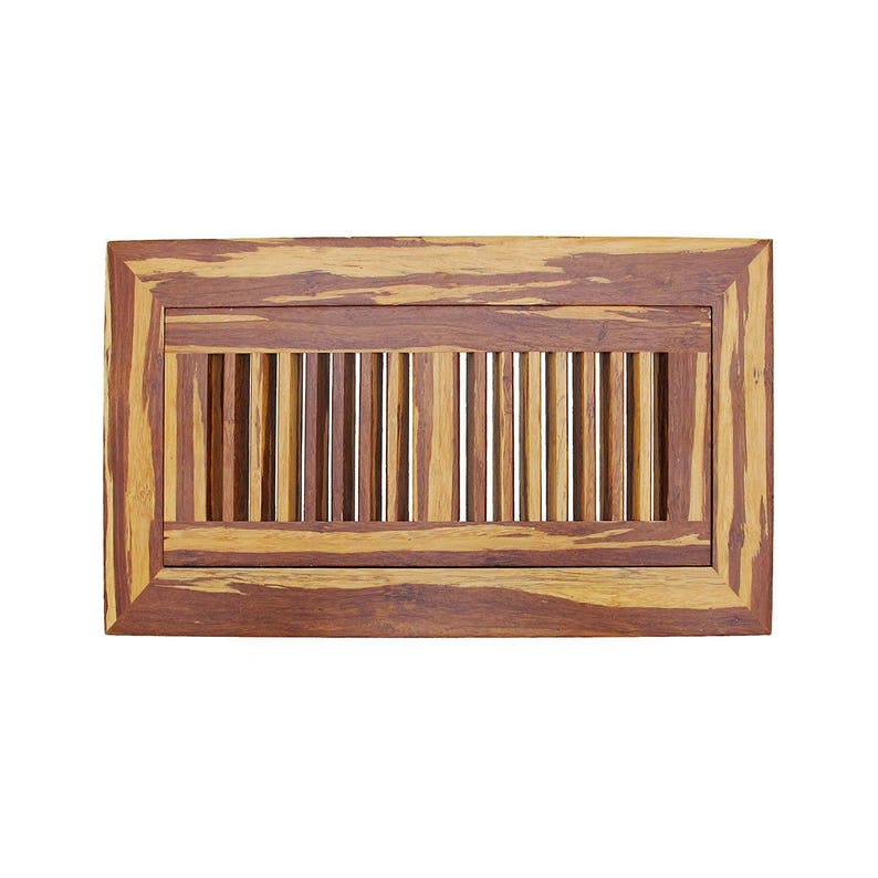 Bamboo Wood Floor Air Vent Register Wood 6 3/4 X 12 Etsy