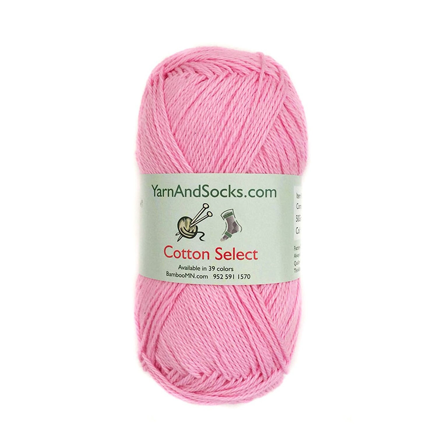 Marina Pink Yarn 4 Skeins All Cotton Select Light Pink Etsy