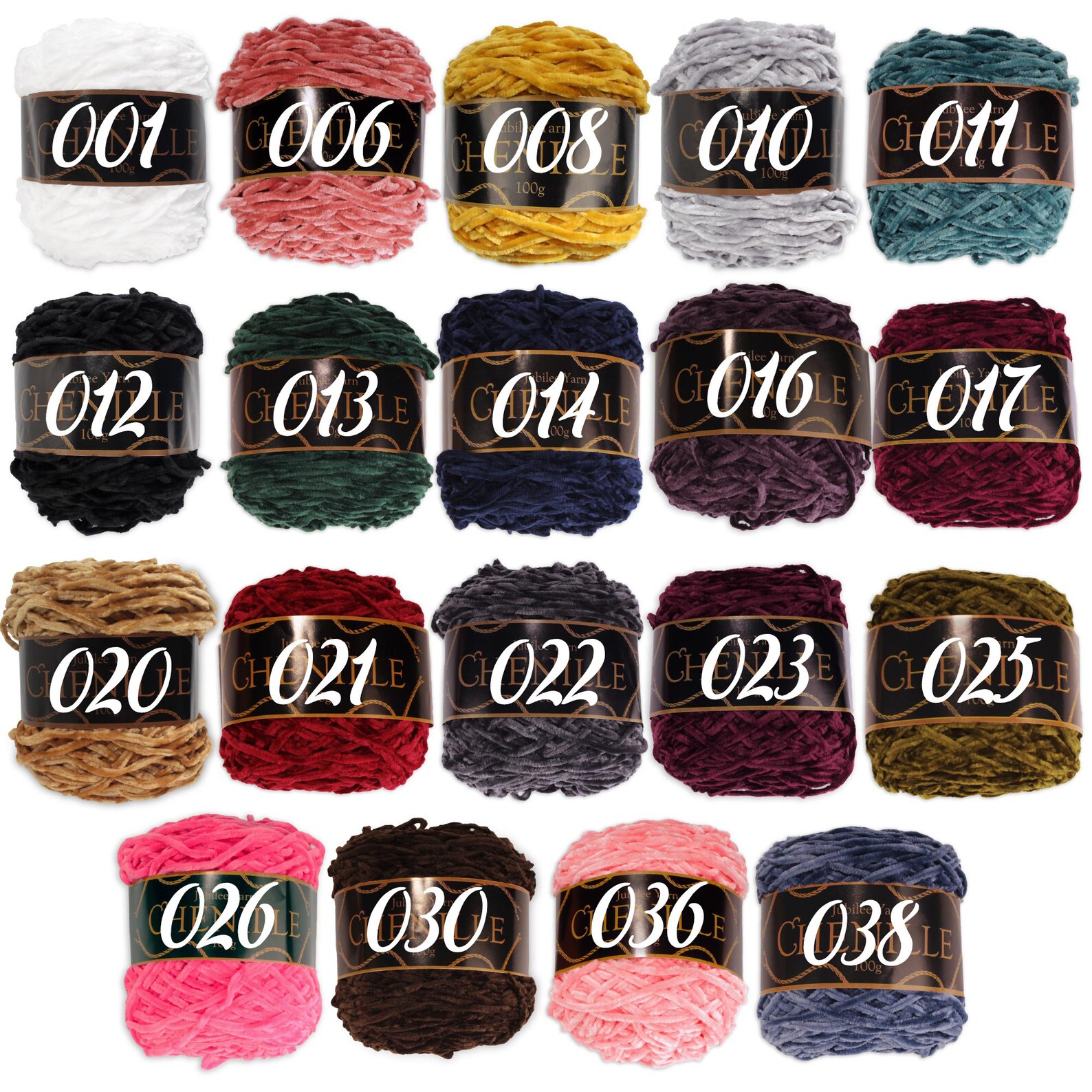 Jubileeyarn Chenille Yarn Worsted Weight Yarn 100g/skein Etsy