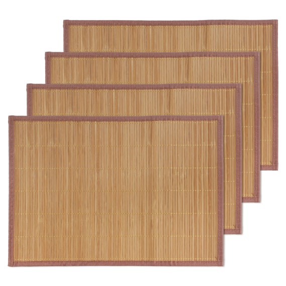 PLACEMATS SET Wood Placemats Kitchen Accessories Housewarming Gift Easy to  Store and Made to Last 