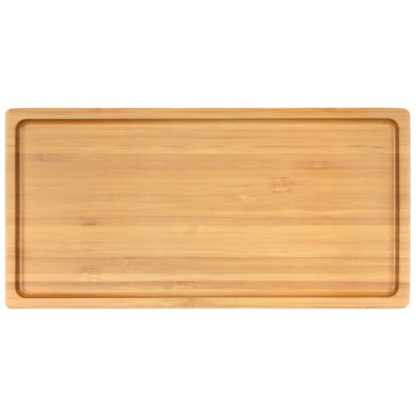 Organic Bamboo Wood Tea Serving Tray