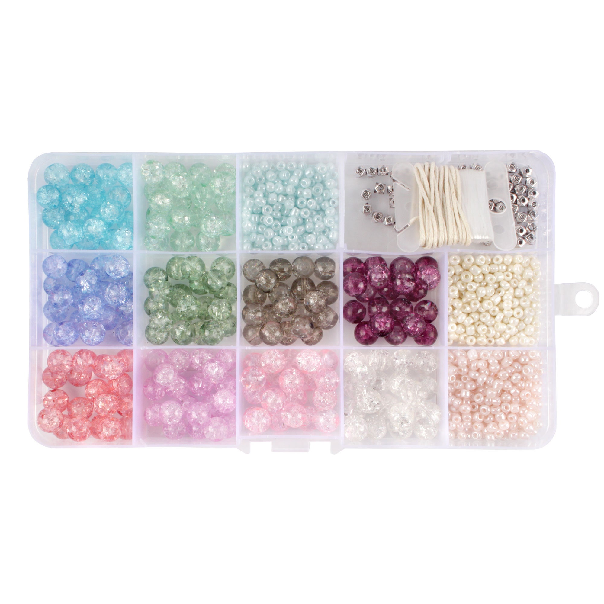 Beads for Bracelets Making Adults Mixed 8mm Bead Rock Beaded for DIY  Bracelet Necklace Jewelry Making Bulk Crystal Beads Kit