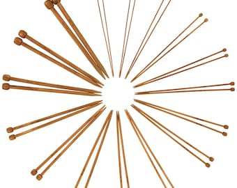 JubileeYarn 9" Single Point Bamboo Knitting Needle Sets