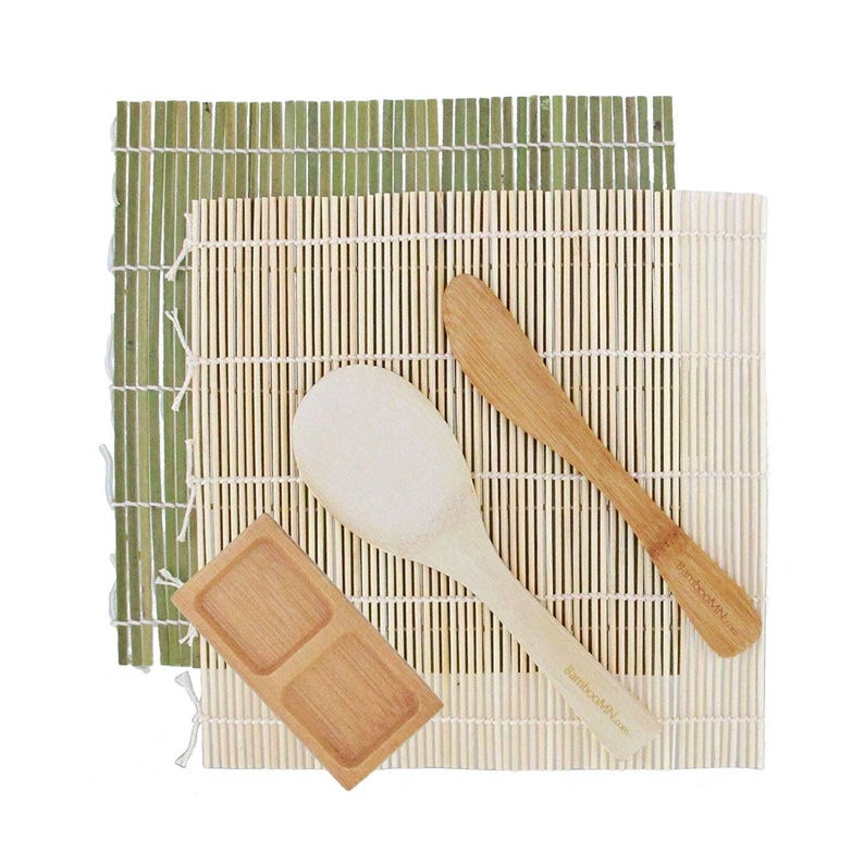Sushi Rolling Kit 2x Rolling Mats 1x Rice Paddle 1x Etsy