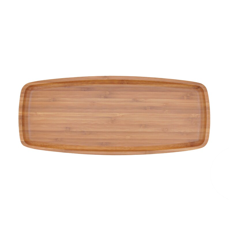 Bamboo Ecoware Reusable Dinnerware Rectangle Plates 2 Sizes Etsy