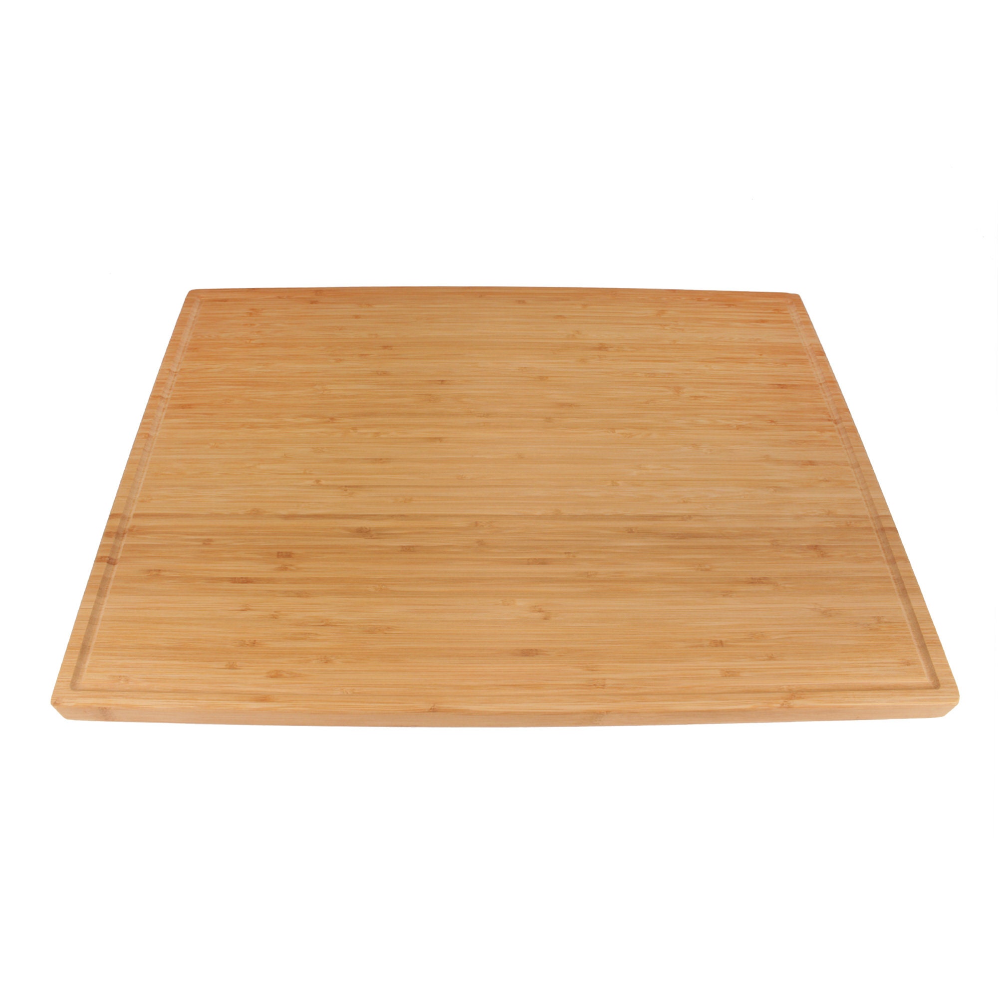 BambooMN Heavy Duty Premium Extra Large Thick Bamboo Cutting Board - 24 x  18 x 1.5 (Grooved) 