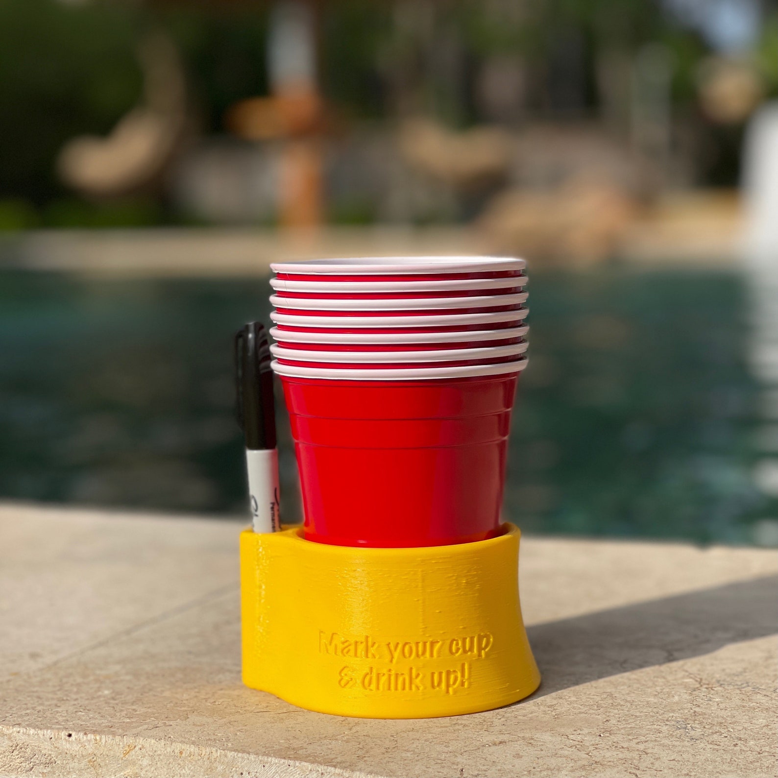 3D Printed Cup and Marker Holder Etsy