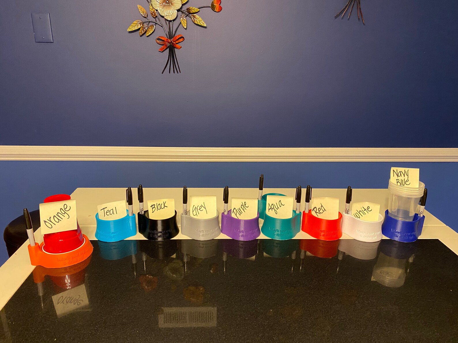 3D Printed Cup and Marker Holder Etsy