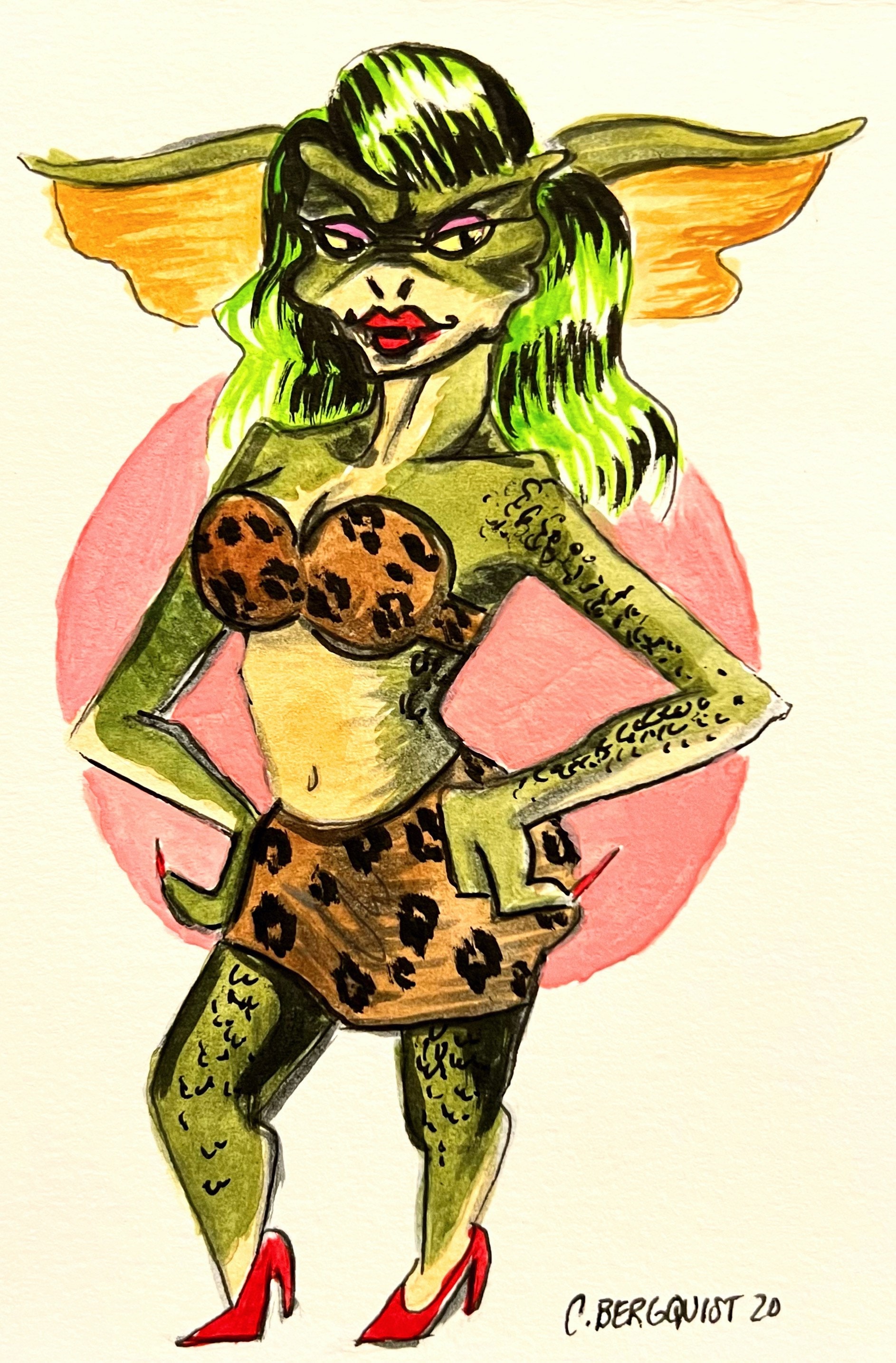 Sexy Lady Gremlin Gremlins 2 Original Fanart Illustration - Etsy Sexy Lady Gremlin Gremlins 2 Original Fanart Illustration - Etsy