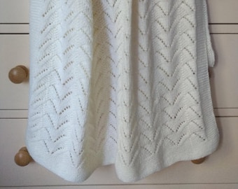 Baby blanket knitting pattern