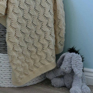 Baby Blanket Knitting Pattern - Instant Download