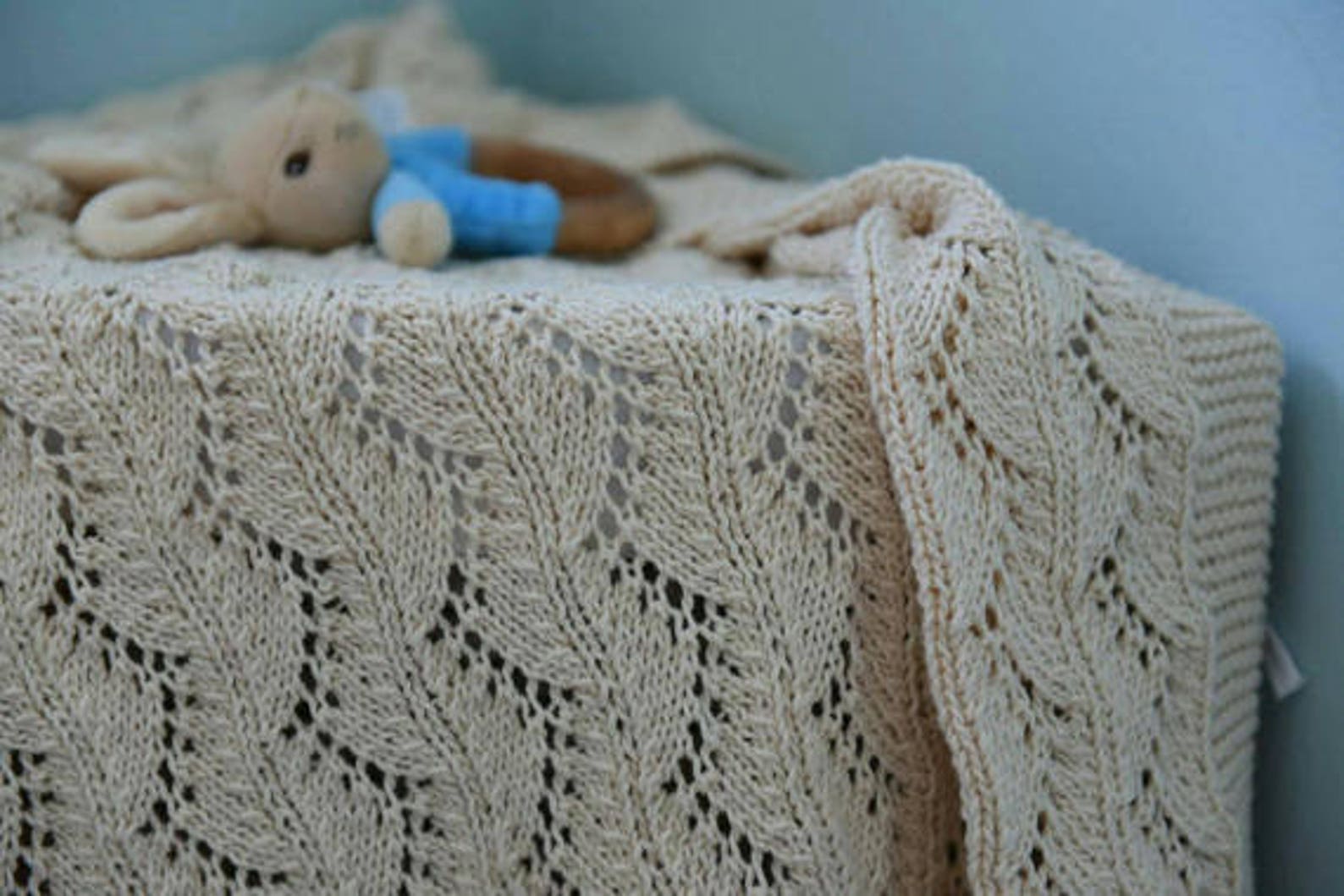 Knitting Pattern Vine Lace Baby Knitting Pattern Hand Etsy