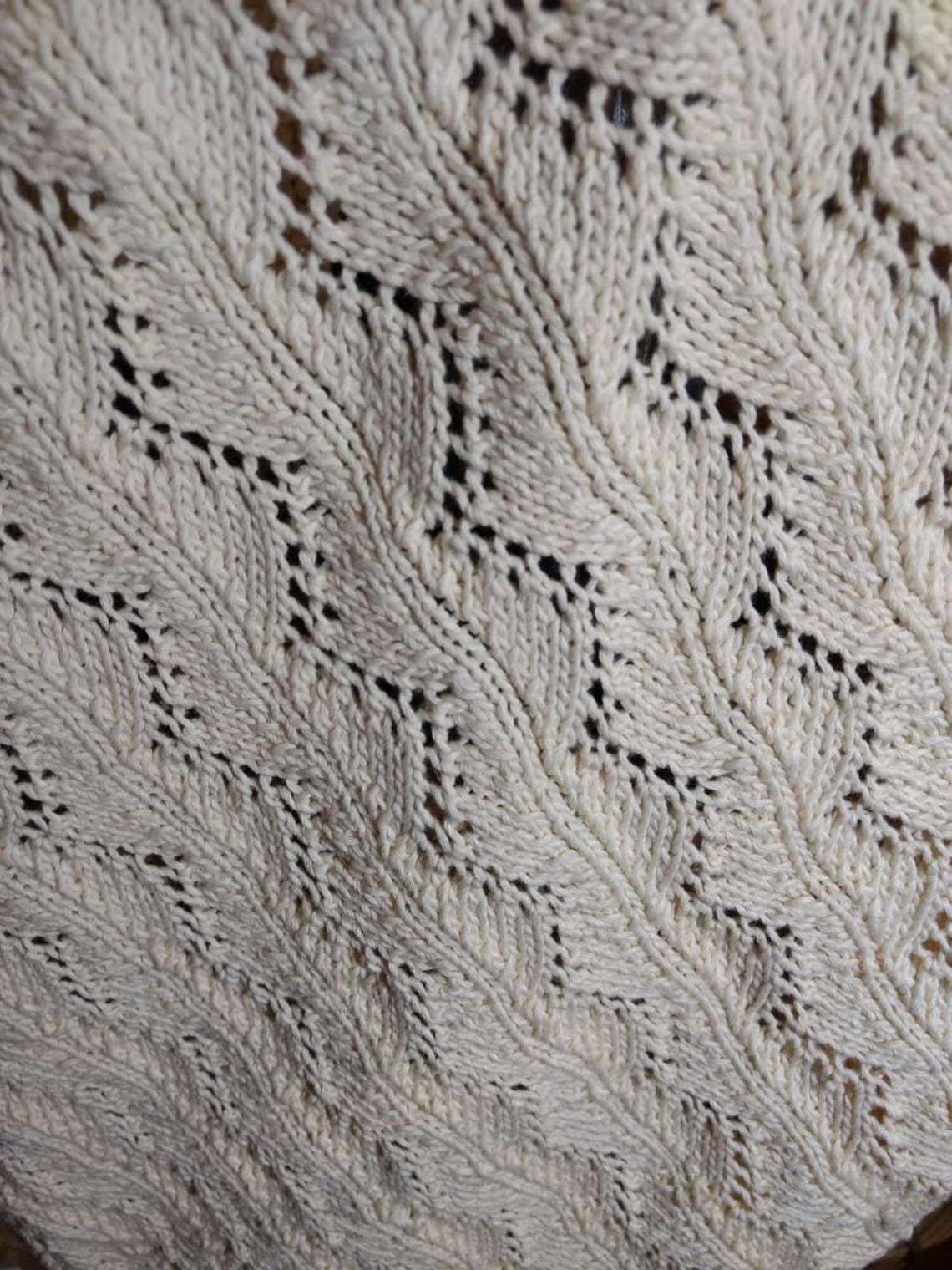 Knitting Pattern Vine Lace Baby Knitting Pattern Hand Etsy