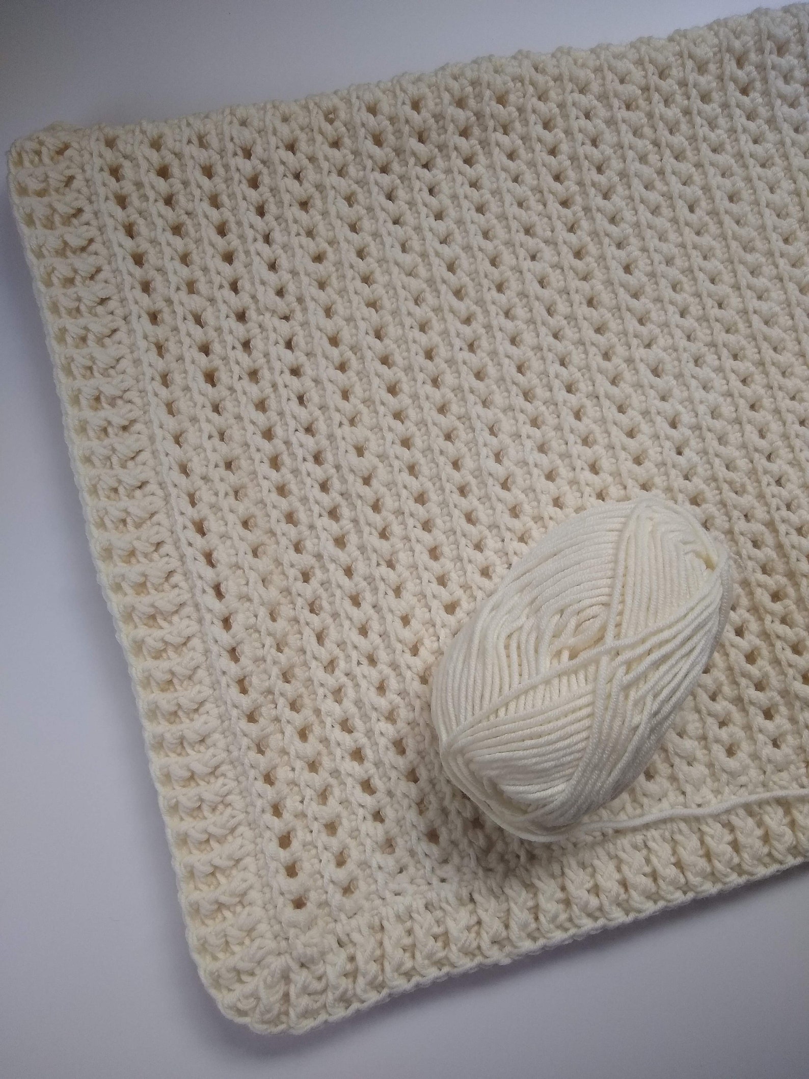 Cellular Crochet Baby Blanket Pattern PDF Pattern Instant Etsy