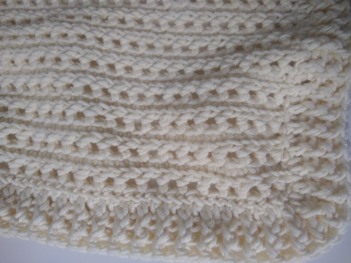 Cellular Crochet Baby Blanket Pattern PDF Pattern Instant Etsy