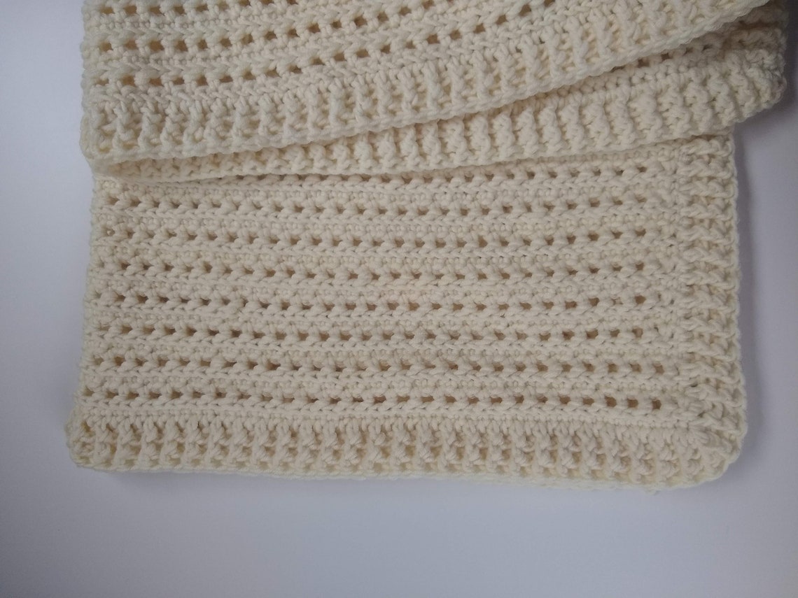 Cellular Crochet Baby Blanket Pattern PDF Pattern Instant Etsy