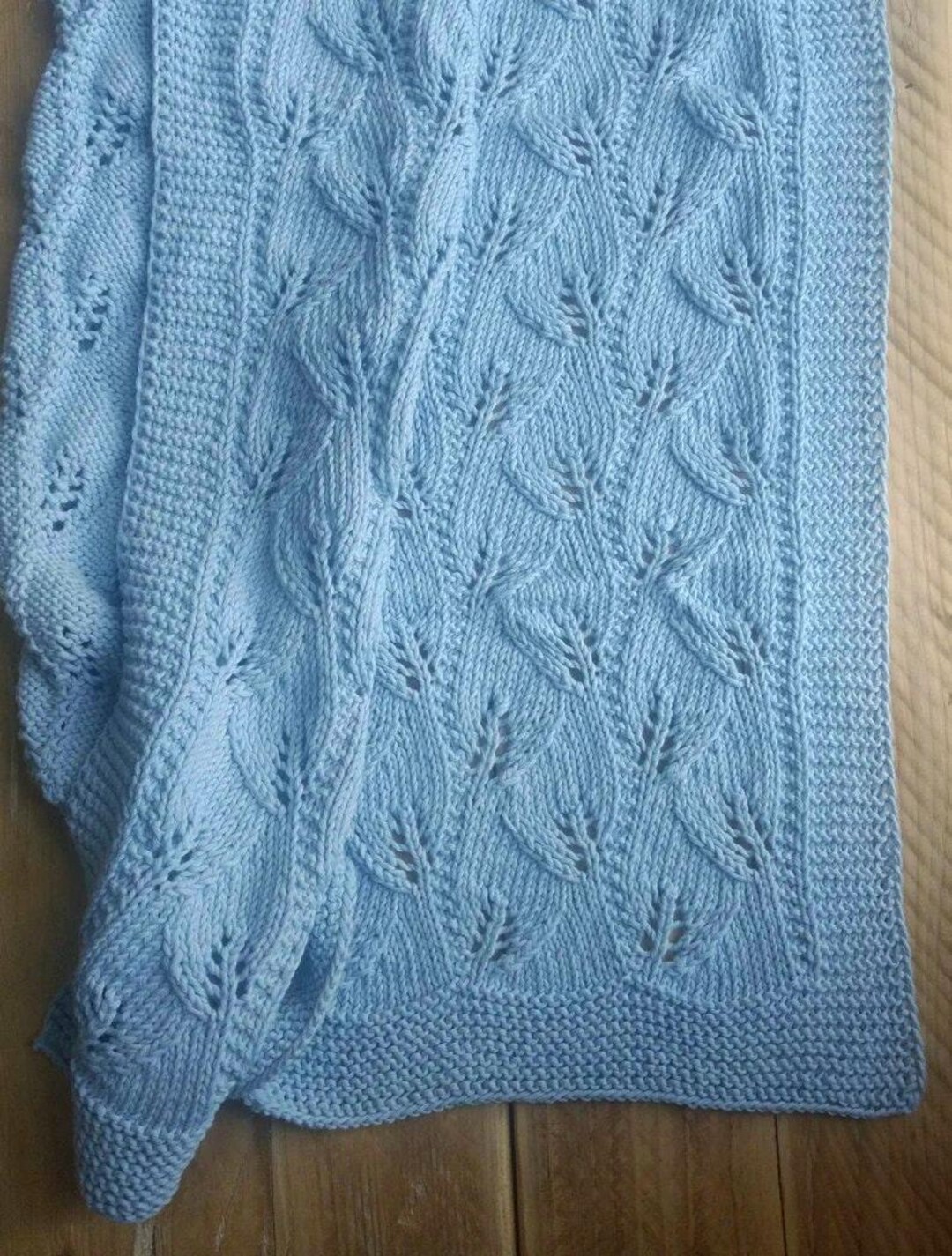 Dreamy Leaves Baby Blanket Knitting Pattern - PDF Pattern - Etsy