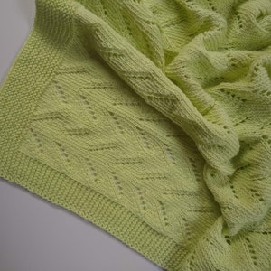 Knitting Pattern for Baby Blanket - Knitting PDF Pattern - Instant Download