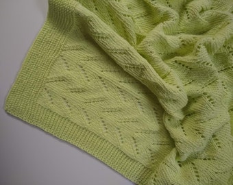 Knitting PDF Pattern - Instant Download - Knitting Baby Blanket Pattern