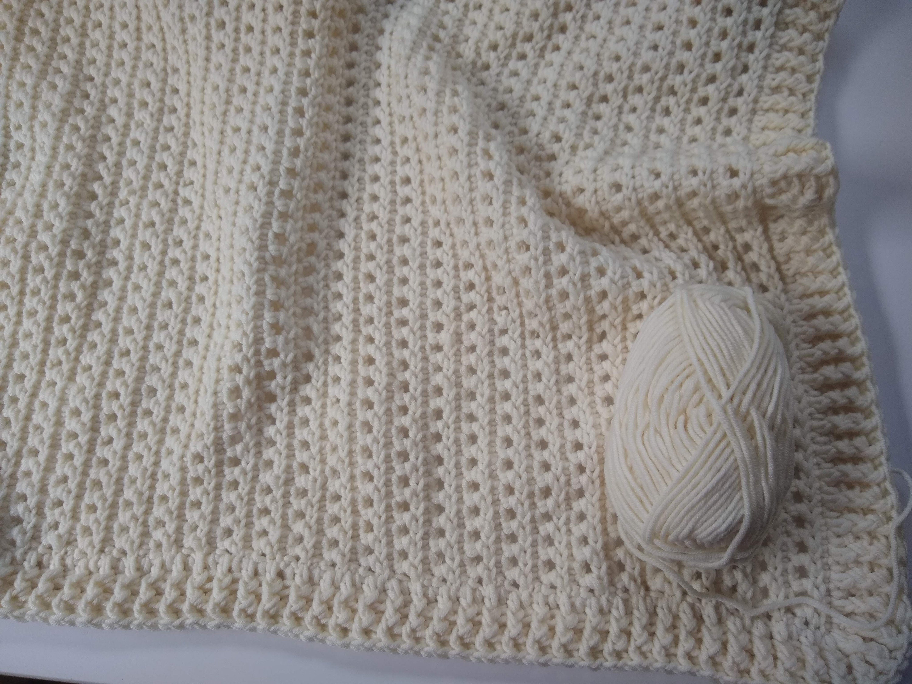 Cellular Crochet Baby Blanket Pattern PDF Pattern Instant Etsy