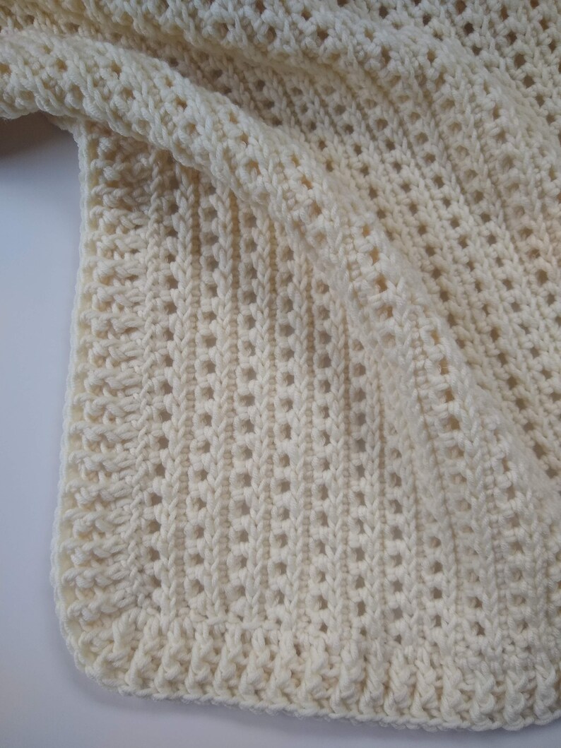 Cellular Crochet Baby Blanket Pattern PDF Pattern Instant Download US