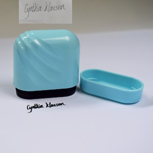 Sello de nombre personalizado, sello de caligrafía, sello de firma pequeño personalizado, sello profesional personalizado, sello de firma autoentintable