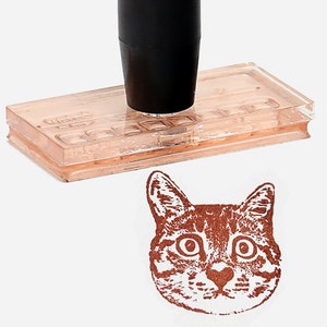 Sello de retrato de mascota personalizado, gato, perro, pájaro, loro, conejo, sello acrílico personalizado, sello comercial, sello de logotipo, idea de regalo