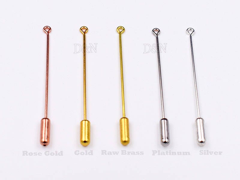 100pcs/Lot Brooch PinsBrooch Stick PinStick PinsSilver Etsy